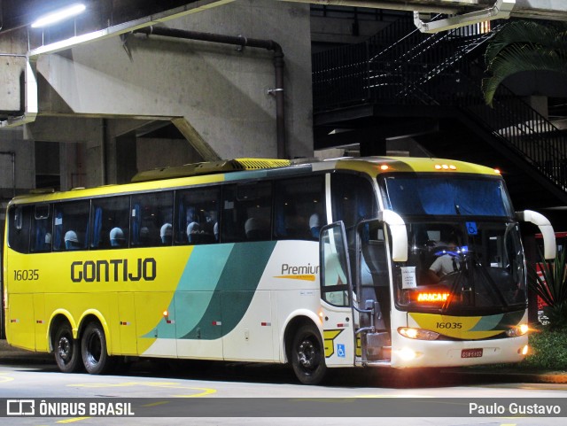 Empresa Gontijo de Transportes 16035 na cidade de São Paulo, São Paulo, Brasil, por Paulo Gustavo. Número da foto: #12057989.
