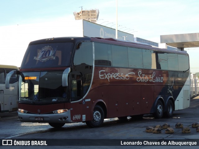 Expresso São Luiz 6900 na cidade de Goiânia, Goiás, Brasil, por Leonardo Chaves de Albuquerque. Número da foto: #12057995.