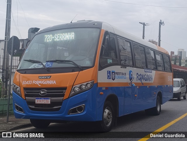 Transol Transportes Coletivos 50433 na cidade de Florianópolis, Santa Catarina, Brasil, por Daniel Guardiola. Número da foto: #12057000.