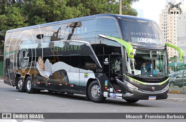 Viação Garcia 87099 na cidade de São Paulo, São Paulo, Brasil, por Moaccir  Francisco Barboza. Número da foto: #12057476.