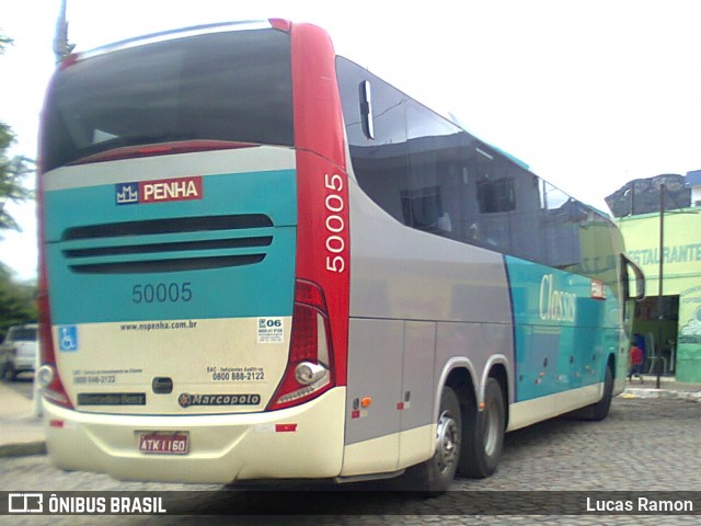 Empresa de Ônibus Nossa Senhora da Penha 50005 na cidade de Serra Talhada, Pernambuco, Brasil, por Lucas Ramon. Número da foto: #12056443.