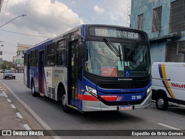 Viação Cidade de Caieiras 22.160 na cidade de Franco da Rocha, São Paulo, Brasil, por Espedito de Brito Gomes. Número da foto: #12055624.