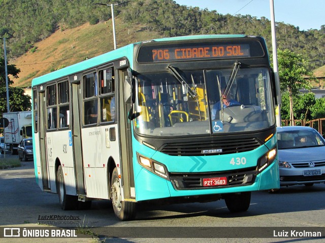 VSFL - Viação São Francisco 430 na cidade de Juiz de Fora, Minas Gerais, Brasil, por Luiz Krolman. Número da foto: #12057778.