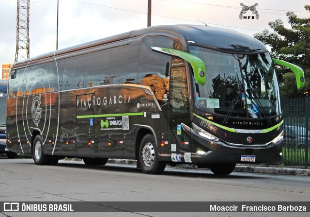 Viação Garcia 82229 na cidade de São Paulo, São Paulo, Brasil, por Moaccir  Francisco Barboza. Número da foto: #12057328.