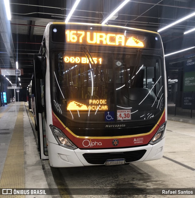 Auto Viação Alpha A48111 na cidade de Rio de Janeiro, Rio de Janeiro, Brasil, por Rafael Santos. Número da foto: #12057971.