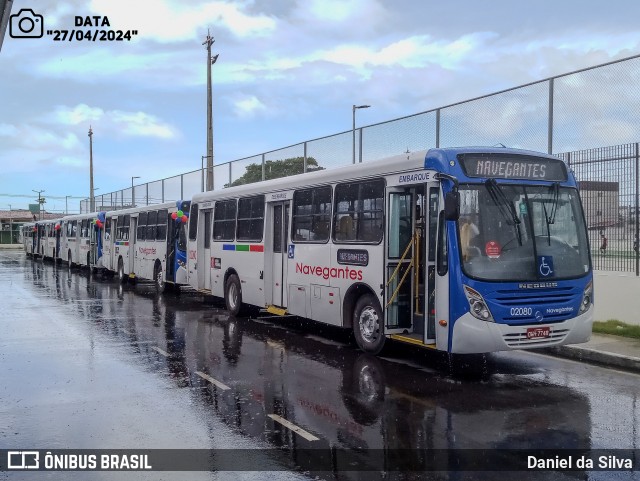Consórcio Navegantes - 02 > Viação São Jorge > Transurb Transporte Urbano 02080 na cidade de João Pessoa, Paraíba, Brasil, por Daniel da Silva. Número da foto: #12057365.