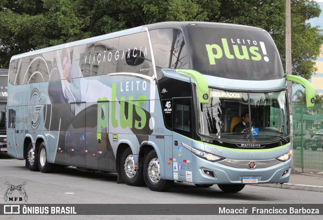 Viação Garcia 88036 na cidade de São Paulo, São Paulo, Brasil, por Moaccir  Francisco Barboza. Número da foto: #12059058.