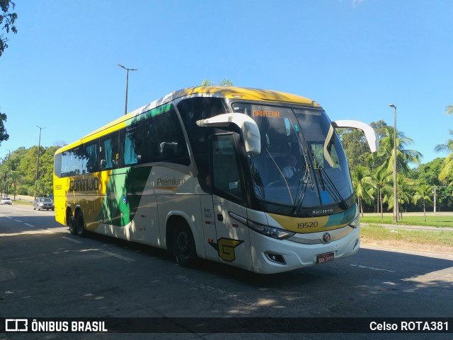 Empresa Gontijo de Transportes 19520 na cidade de Ipatinga, Minas Gerais, Brasil, por Celso ROTA381. Número da foto: #12060877.