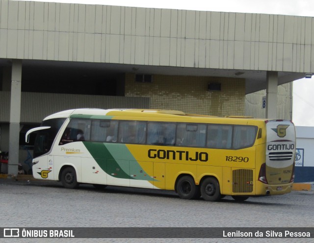 Empresa Gontijo de Transportes 18290 na cidade de Caruaru, Pernambuco, Brasil, por Lenilson da Silva Pessoa. Número da foto: #12060571.