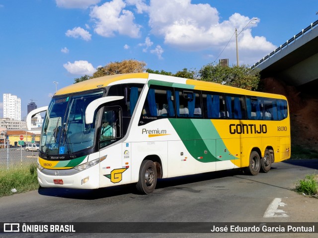 Empresa Gontijo de Transportes 18010 na cidade de Campinas, São Paulo, Brasil, por José Eduardo Garcia Pontual. Número da foto: #12058941.