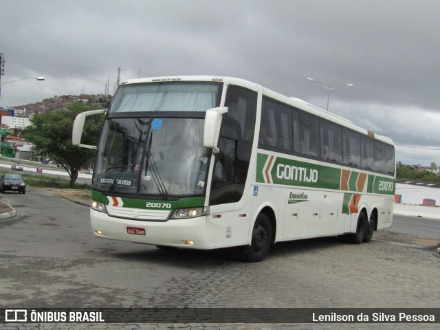 Empresa Gontijo de Transportes 20070 na cidade de Caruaru, Pernambuco, Brasil, por Lenilson da Silva Pessoa. Número da foto: #12060044.