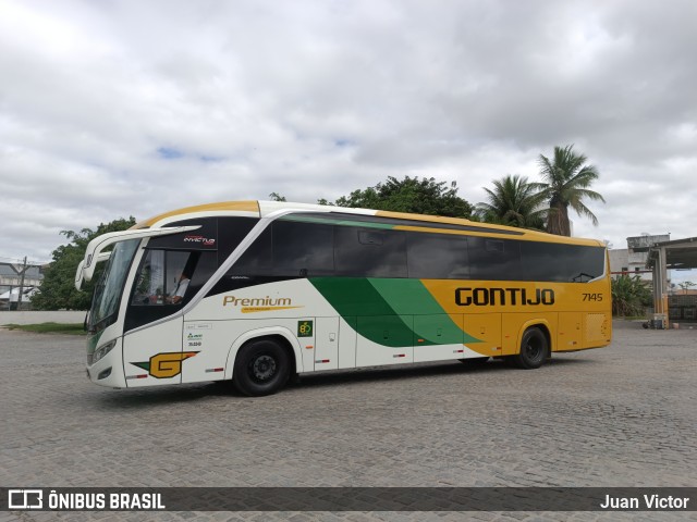 Empresa Gontijo de Transportes 7145 na cidade de Eunápolis, Bahia, Brasil, por Juan Victor. Número da foto: #12060041.