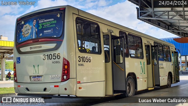 Viação Nobel 31056 na cidade de Fazenda Rio Grande, Paraná, Brasil, por Lucas Weber Calizario. Número da foto: #12058538.