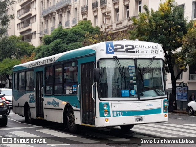 Linea 22 370 na cidade de Ciudad Autónoma de Buenos Aires, Argentina, por Savio Luiz Neves Lisboa. Número da foto: #12058509.