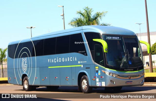 Viação Garcia 8355 na cidade de Londrina, Paraná, Brasil, por Paulo Henrique Pereira Borges. Número da foto: #12058322.