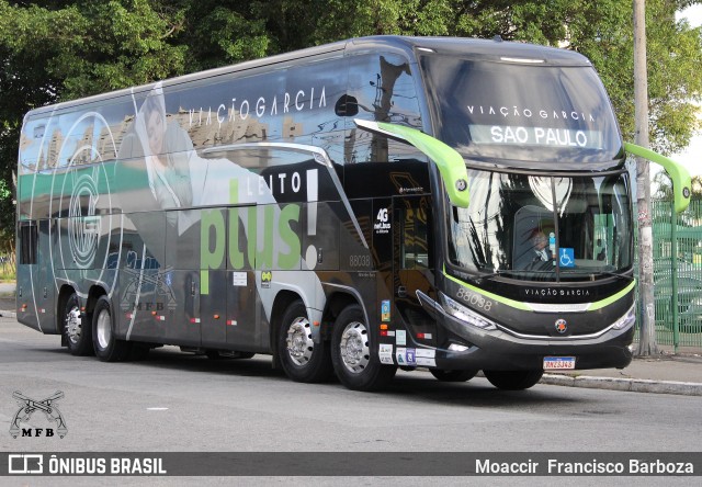 Viação Garcia 88038 na cidade de São Paulo, São Paulo, Brasil, por Moaccir  Francisco Barboza. Número da foto: #12059062.