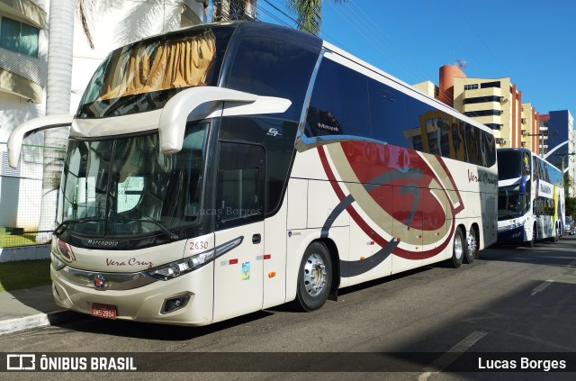 Vera Cruz Transporte e Turismo 2630 na cidade de Caldas Novas, Goiás, Brasil, por Lucas Borges . Número da foto: #12060023.