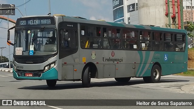Auto Viação Urubupungá 00350 na cidade de Osasco, São Paulo, Brasil, por Heitor de Sena Sapaterro. Número da foto: #12058558.