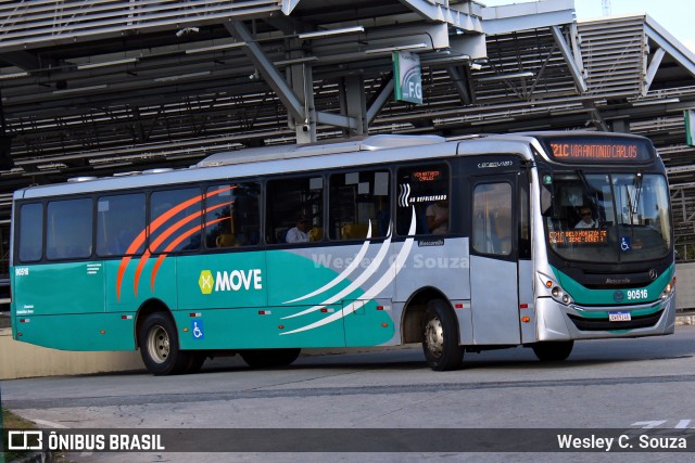 Companhia Coordenadas de Transportes 90516 na cidade de Ribeirão das Neves, Minas Gerais, Brasil, por Wesley C. Souza. Número da foto: #12060147.