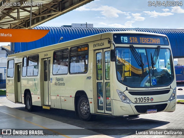Viação Nobel 31059 na cidade de Fazenda Rio Grande, Paraná, Brasil, por Lucas Weber Calizario. Número da foto: #12058542.
