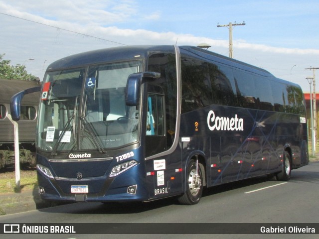 Viação Cometa 721559 na cidade de Curitiba, Paraná, Brasil, por Gabriel Oliveira. Número da foto: #12060488.