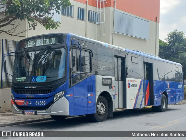 Next Mobilidade - ABC Sistema de Transporte 81.389 na cidade de São Bernardo do Campo, São Paulo, Brasil, por Matheus Neri dos Santos. Número da foto: #12058760.