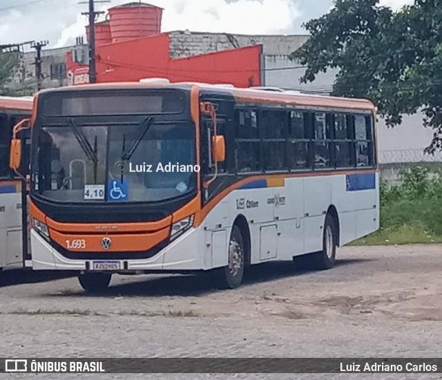 Itamaracá Transportes 1.693 na cidade de Igarassu, Pernambuco, Brasil, por Luiz Adriano Carlos. ID da foto: 11990867.