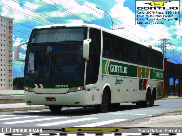 Empresa Gontijo de Transportes 20070 na cidade de São José dos Campos, São Paulo, Brasil, por Paulo Rafael Peixoto. Número da foto: #11991762.