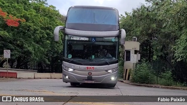 Auto Viação 1001 RJ 108.1127 na cidade de São Paulo, São Paulo, Brasil, por Fábio Paixão. ID da foto: 11991192.