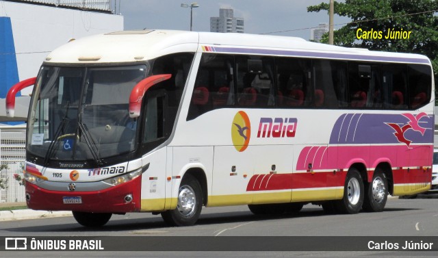 Expresso Maia 1105 na cidade de Goiânia, Goiás, Brasil, por Carlos Júnior. Número da foto: #11993384.
