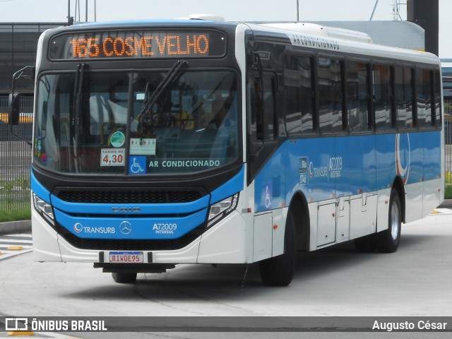 Transurb A72009 na cidade de Rio de Janeiro, Rio de Janeiro, Brasil, por Augusto César. Número da foto: #11991461.