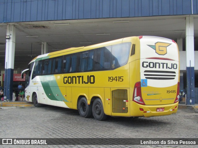 Empresa Gontijo de Transportes 19415 na cidade de Caruaru, Pernambuco, Brasil, por Lenilson da Silva Pessoa. ID da foto: 11992322.