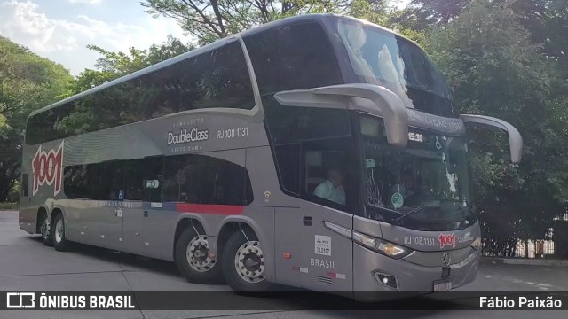 Auto Viação 1001 RJ 108.1131 na cidade de São Paulo, São Paulo, Brasil, por Fábio Paixão. Número da foto: #11991194.