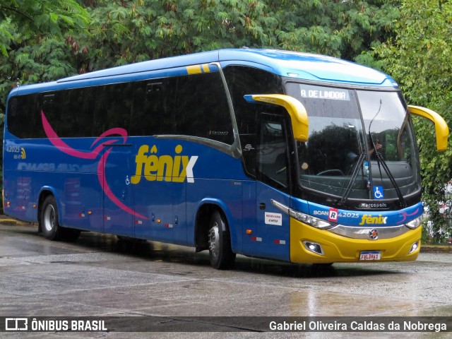 Rápido Expresso Fênix Viação 42025 na cidade de São Paulo, São Paulo, Brasil, por Gabriel Oliveira Caldas da Nobrega. ID da foto: 11991267.