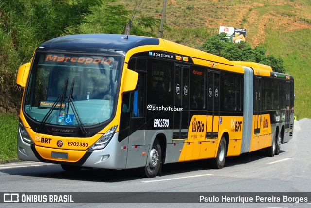 Mobi Rio E902380 na cidade de Piraí, Rio de Janeiro, Brasil, por Paulo Henrique Pereira Borges. Número da foto: #11992952.