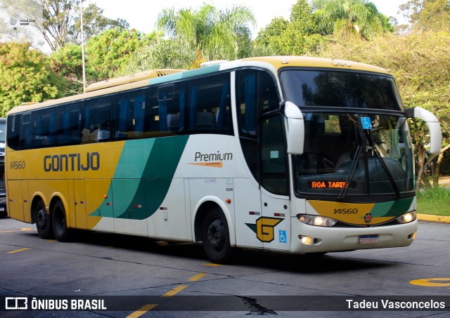 Empresa Gontijo de Transportes 14560 na cidade de São Paulo, São Paulo, Brasil, por Tadeu Vasconcelos. ID da foto: 11990652.