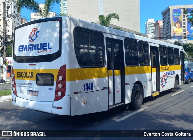 Emanuel Transportes 1440 na cidade de Vitória, Espírito Santo, Brasil, por Everton Costa Goltara. Número da foto: #11990857.