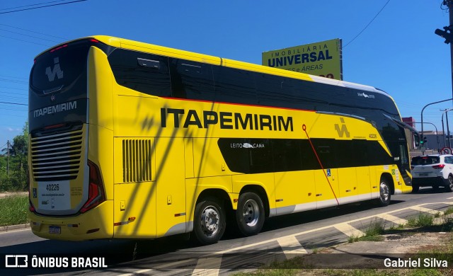 Viação Nova Itapemirim 40226 na cidade de Vila Velha, Espírito Santo, Brasil, por Gabriel Silva. Número da foto: #12061508.