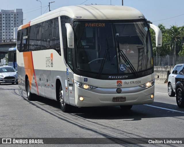 Viação Cidade do Aço RJ 174.024 na cidade de Niterói, Rio de Janeiro, Brasil, por Cleiton Linhares. Número da foto: #12061561.