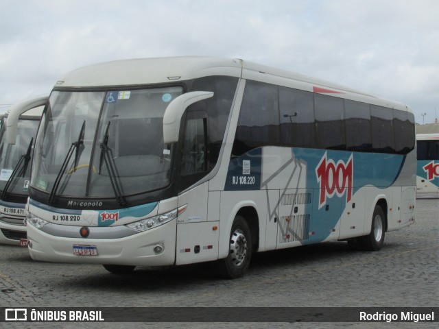 Auto Viação 1001 RJ 108.220 na cidade de Rio de Janeiro, Rio de Janeiro, Brasil, por Rodrigo Miguel. Número da foto: #12062210.