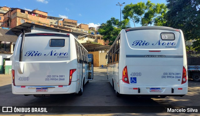 Rio Novo Turismo 4100 na cidade de Juiz de Fora, Minas Gerais, Brasil, por Marcelo Silva. Número da foto: #12062805.