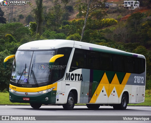 Viação Motta 21812 na cidade de Petrópolis, Rio de Janeiro, Brasil, por Victor Henrique. Número da foto: #12062623.
