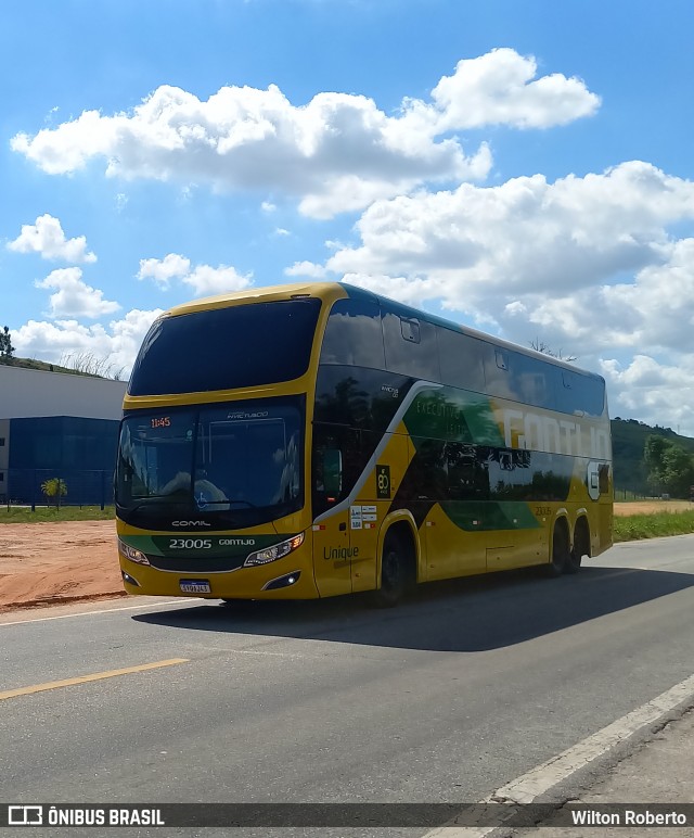 Empresa Gontijo de Transportes 23005 na cidade de Governador Valadares, Minas Gerais, Brasil, por Wilton Roberto. Número da foto: #12062855.