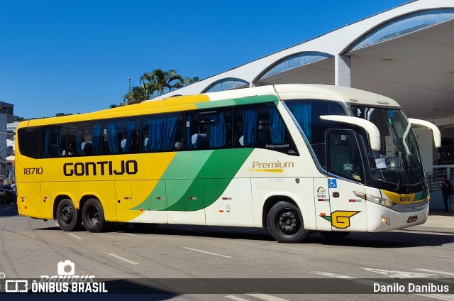 Empresa Gontijo de Transportes 18710 na cidade de Machado, Minas Gerais, Brasil, por Danilo Danibus. Número da foto: #12062090.