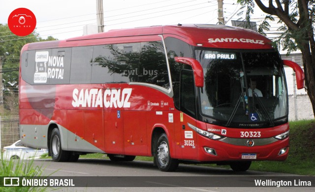 Viação Santa Cruz 30323 na cidade de Campinas, São Paulo, Brasil, por Wellington Lima. Número da foto: #12061625.