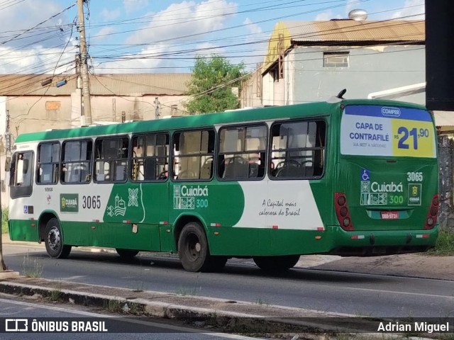 Expresso Caribus Transportes 3065 na cidade de Várzea Grande, Mato Grosso, Brasil, por Adrian Miguel. Número da foto: #12061480.
