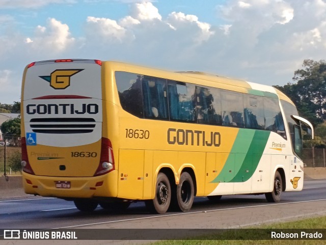 Empresa Gontijo de Transportes 18630 na cidade de São José dos Campos, São Paulo, Brasil, por Robson Prado. Número da foto: #12063169.