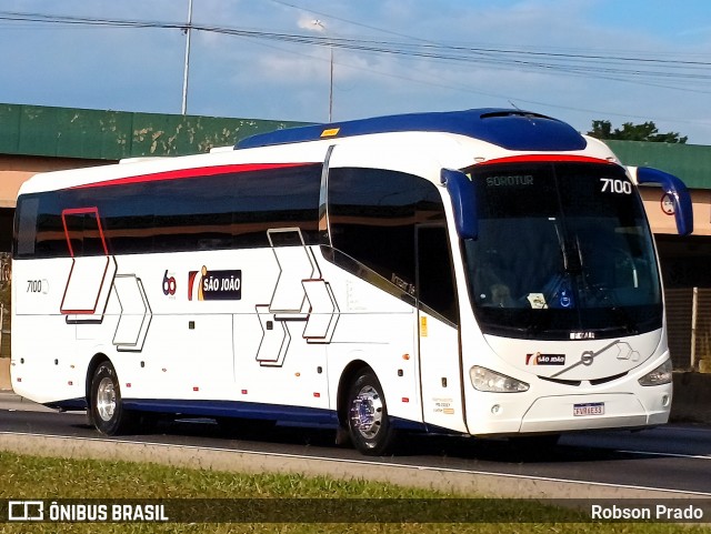 São João Votorantim - Sorotur Turismo 7100 na cidade de São José dos Campos, São Paulo, Brasil, por Robson Prado. Número da foto: #12062397.