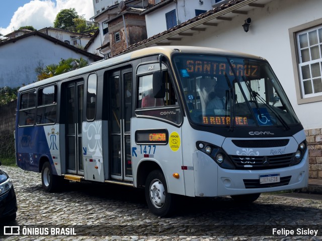 Turin Transportes 1477 na cidade de Ouro Preto, Minas Gerais, Brasil, por Felipe Sisley. Número da foto: #12062186.