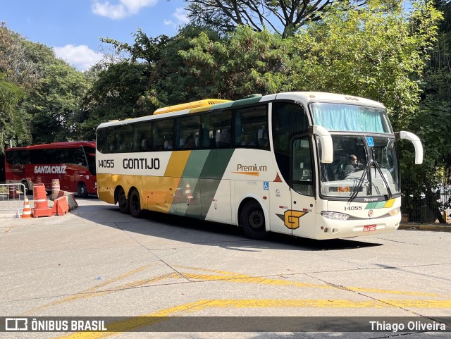 Empresa Gontijo de Transportes 14055 na cidade de São Paulo, São Paulo, Brasil, por Thiago Oliveira. Número da foto: #12062037.